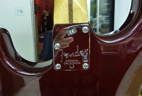 Countoured Heel Featured On Fender American Deluxe Stratocaster