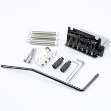 Black 2 Point Guitar Bridge Tremolo System Fit Fender Stratocaster ST