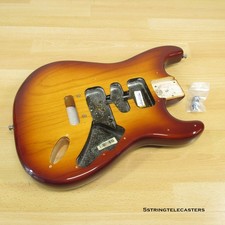 Fender American Deluxe Stratocaster Body w/ Locks Tobacco Burst Ash Strat Body