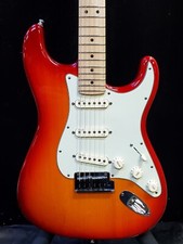 Fender American Deluxe ASH Stratocaster 2012 Aged Cherry Sunburst w/Pro Set Up