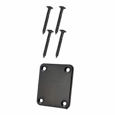 Metal Electric Guitar Neck Plate With Screw For Fender Stratocaster Telecaster d