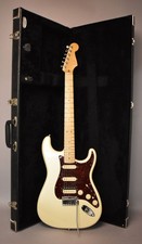 2014 Fender American Deluxe Stratocaster HSS Shawbucker Olympic Pearl w/HSC