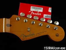 Fender Vintera II 50s RI Stratocaster Strat NECK & TUNERS, 1950s Maple Soft "V"