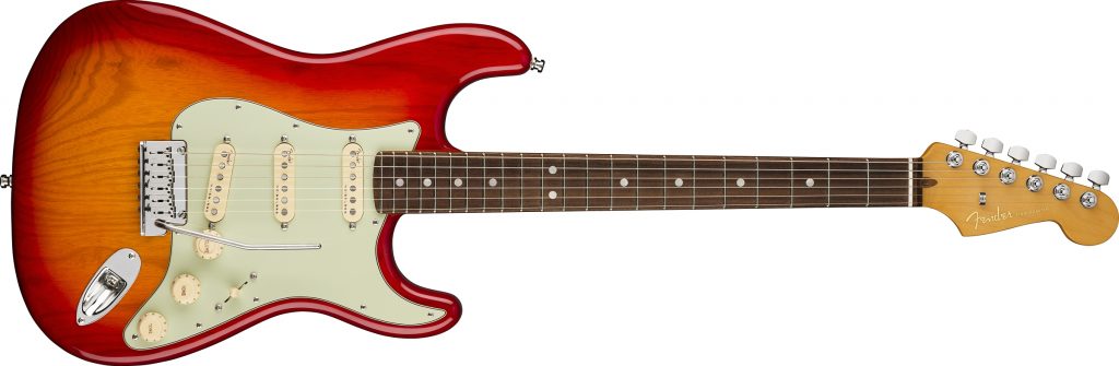 Plasma Burst finish on Fender American Ultra Stratocaster